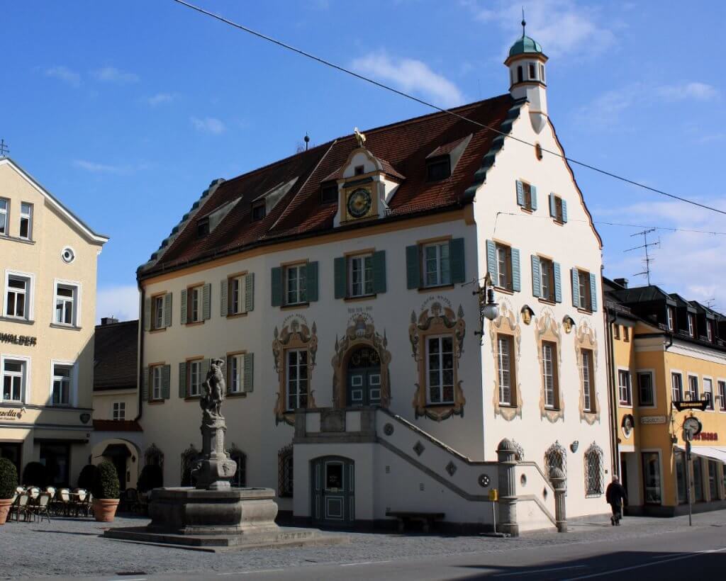 Ein Foto des Rathauses von Fuerstenfeldbruck