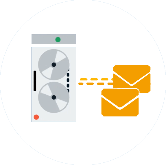 email-synchronisiation-kreis-weiss